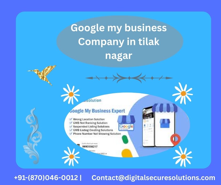 Google my business Company in tilak nagar